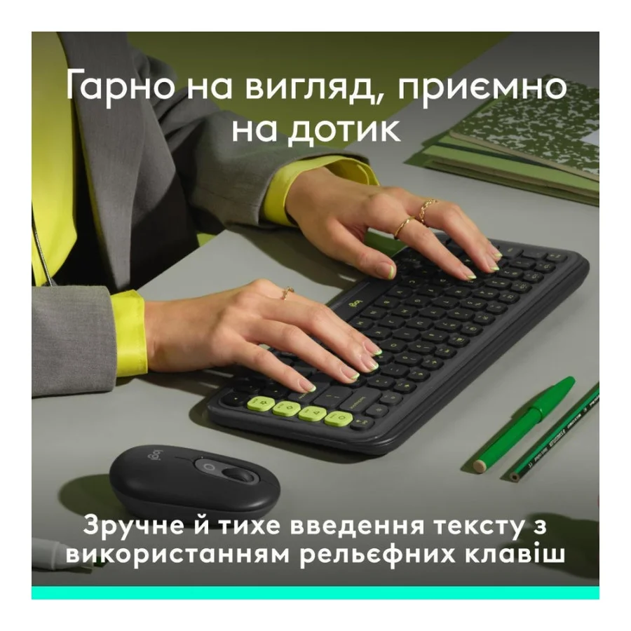 Logitech POP Icon Keys Graphite (920-013157, 920-013083)