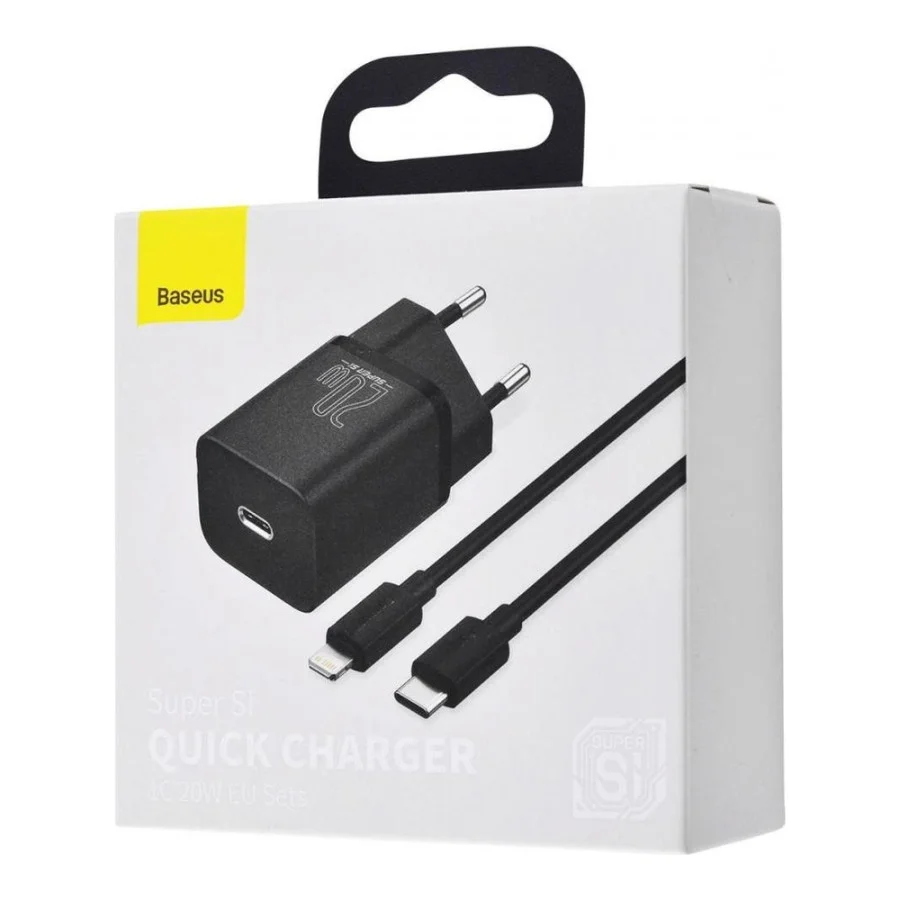 Baseus Super Si Quick Charger Type-C Lightning 20W Blue (TZCCSUP-B03)