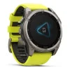 Garmin Fenix 8 51mm Solar Sapphire Titanium w. Amp Yellow/Graphite Silicone Band (010-02907-20/21)