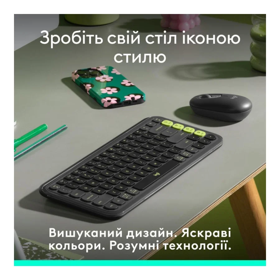 Logitech POP Icon Keys Graphite (920-013157, 920-013083)