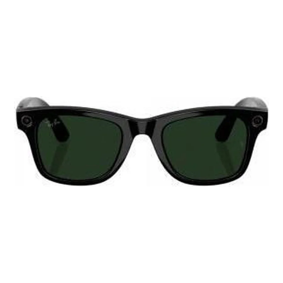 Ray-Ban Meta Wayfarer Gen2 LargeShiny Black Frame/Clear to Graphite Green Transit.Lens. RW4012 601/1M 53-22