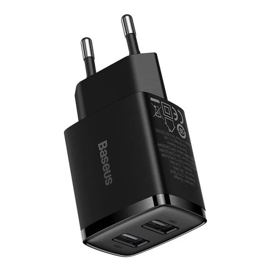 Baseus Compact Quick Charger 2U 10.5W (CCXJ010201)