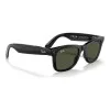 Ray-Ban Meta Wayfarer Shiny Black Frame Green Lenses (RW4006 601/71 50-22)