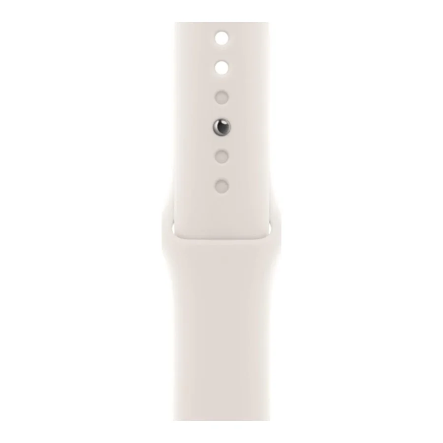 Apple Watch SE 2 GPS 40mm Starlight Aluminium Case w. Starlight Sport Band - S/M (MXEF3)