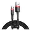 Baseus Cafule Cable USB For Micro 2.4A 2M Red+Black (CAMKLF-C91)