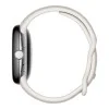 Google Pixel Watch Polished Silver Case/Chalk Active Band