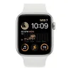 Apple Watch SE 2 GPS 40mm Silver Aluminum Case with White Sport Band - S/M (MNT93)