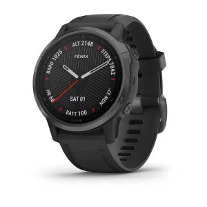 Garmin Fenix 6S Pro Sapphire Carbon Gray DLC with Black Band (010-02159-25/24, 010-02159-7F)