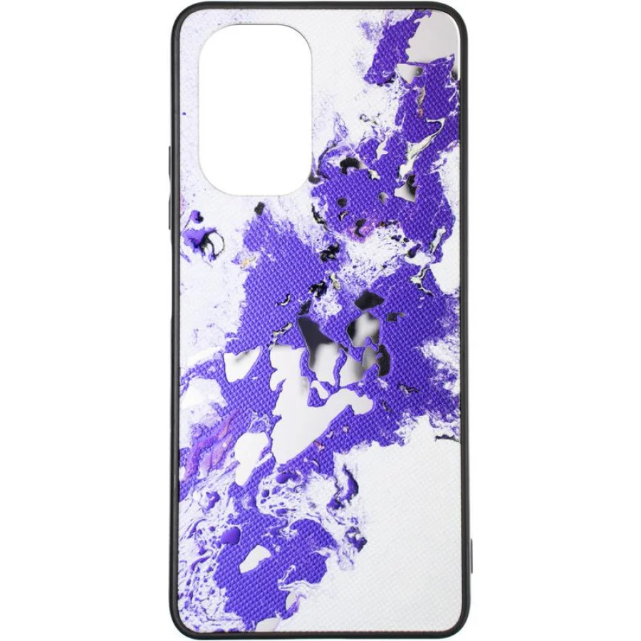 Marble Case for Xiaomi Poco F3 Grey/Purple
