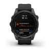 Garmin Fenix 7S Sapphire Solar Carbon G. DLC Titanium w. Black Band (010-02539-24/25)