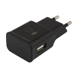 Samsung Fast Charge EP-TA20EWE Micro-USB Black (High Copy)