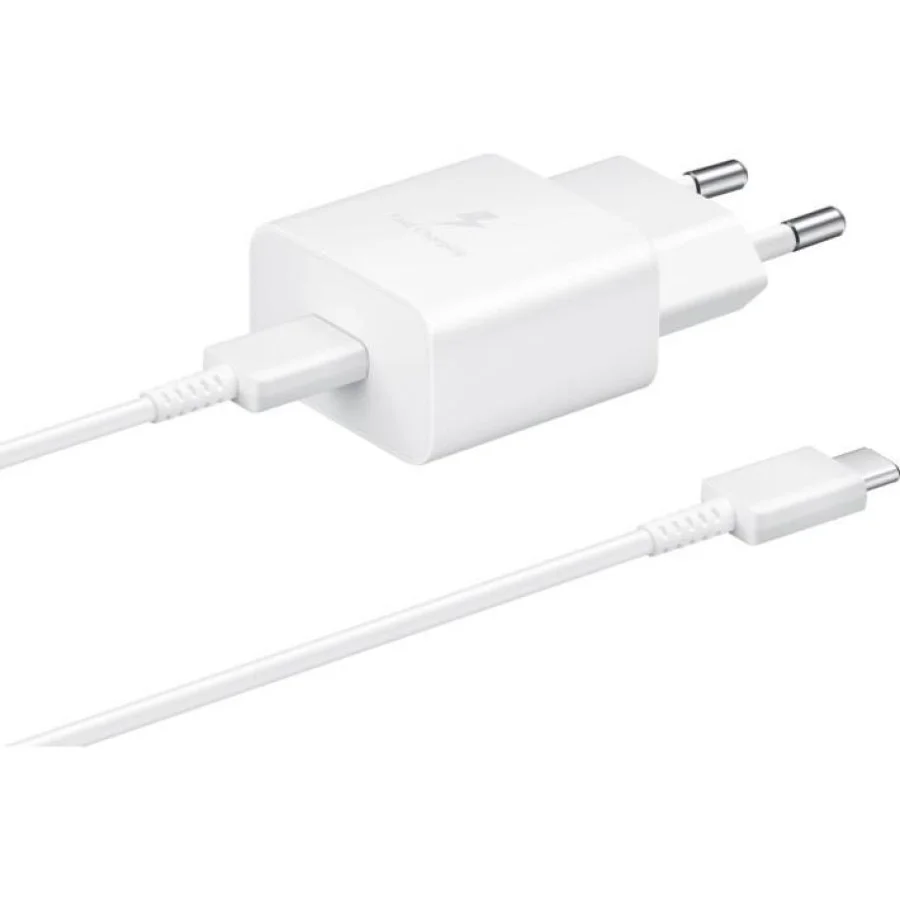 Samsung 15W PD Power Adapter (with Type-C cable) White (EP-T1510XWE) (High Copy)