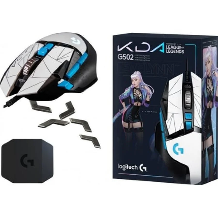 Logitech G502 HERO KDA Gaming Mouse USB (910-006097)