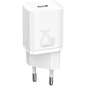 Мережевий зарядний пристрій 1Type-C Baseus Super Si 25W (CCSP020102) White