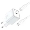 SENTEO Z-16c USB-C PD 30W Type-C to Type-C cable white