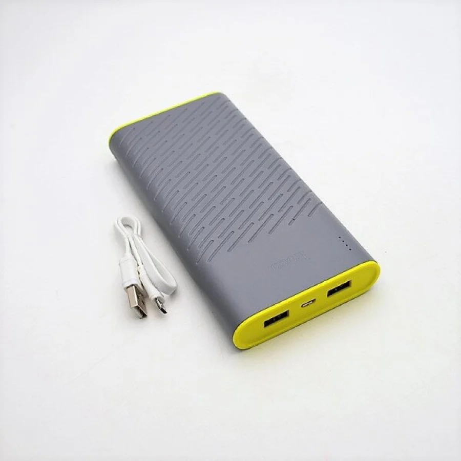 Внешний аккумулятор (Power Bank) Hoco B31A (30000mAh) Grey