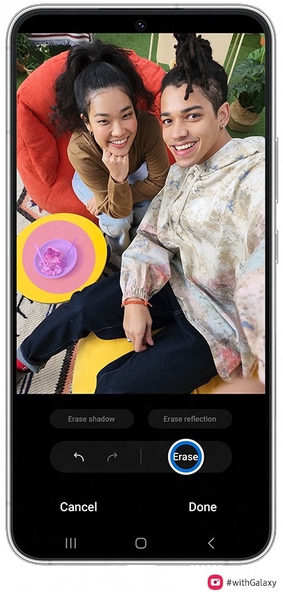 Смартфон SAMSUNG Galaxy S22 8/128GB Phantom Black (SM-S901BZKDSEK), фото 9