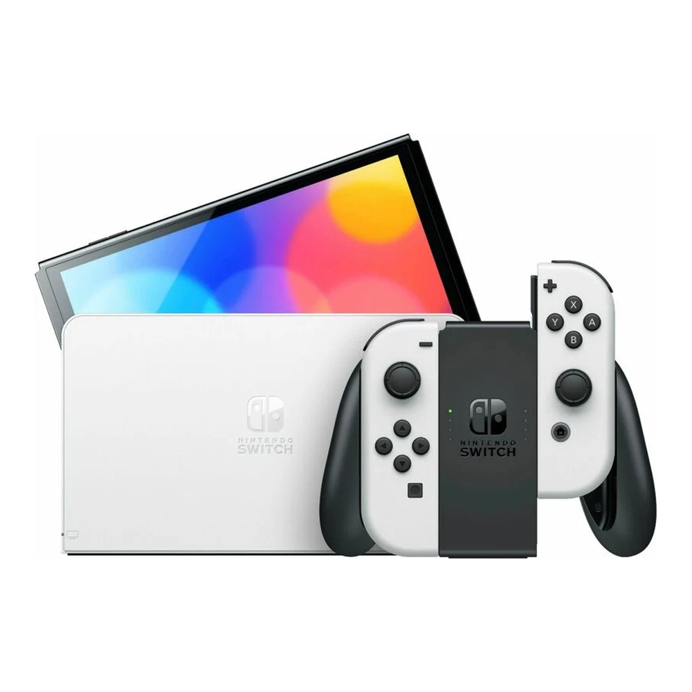 Купити Nintendo Switch OLED with White Joy-Con (045496453435) в